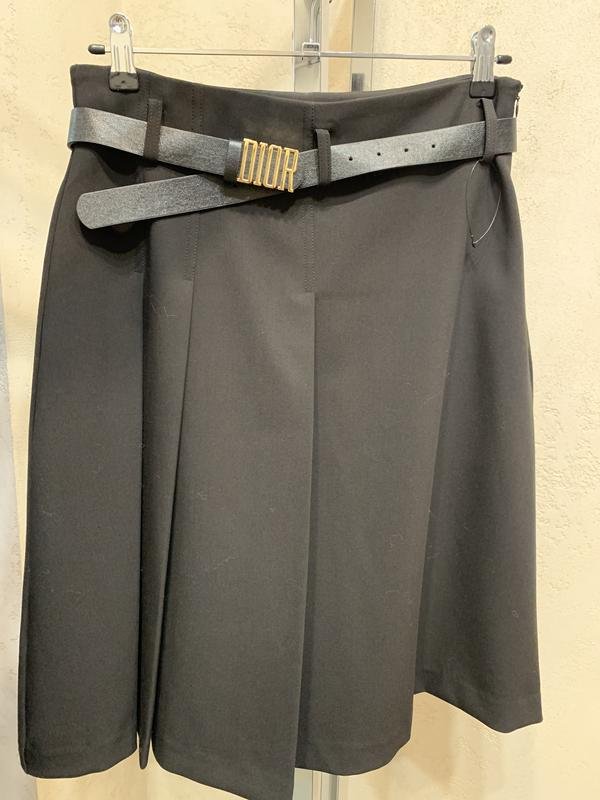 Damen Christian Dior Rock Schwarz 40 / L / 48