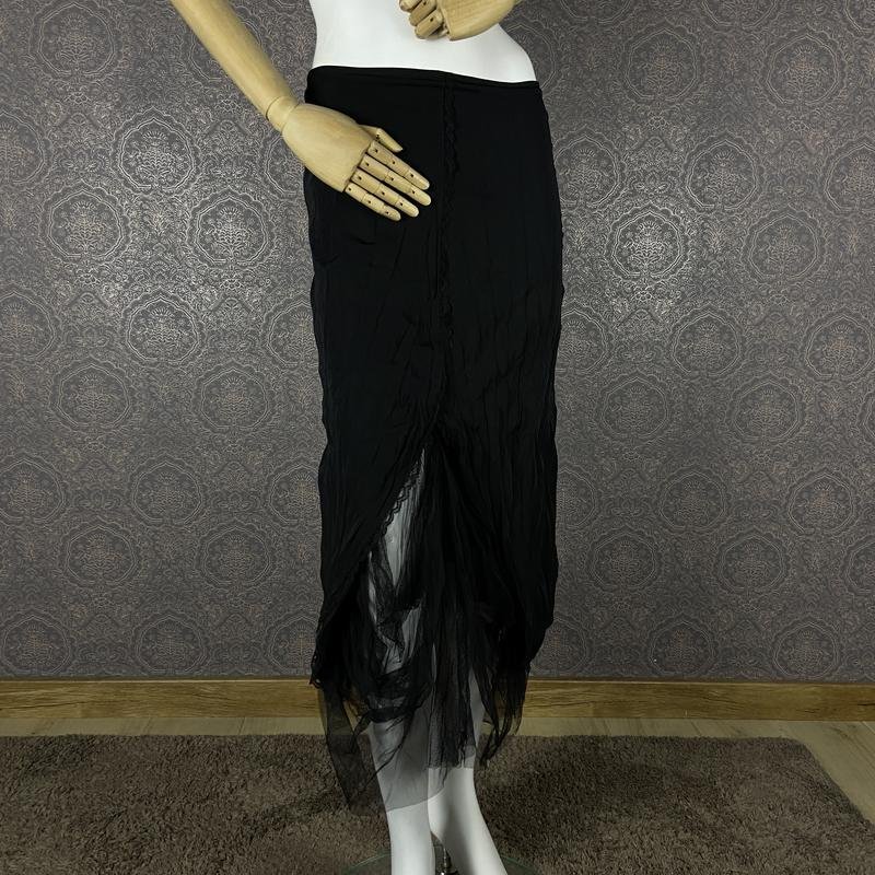 Femme Angela Gavioli Jupe Noir Polyester 36