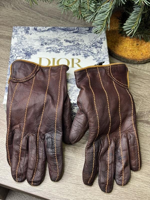 Donna Coccinelle Guanti Marrone Pelle S