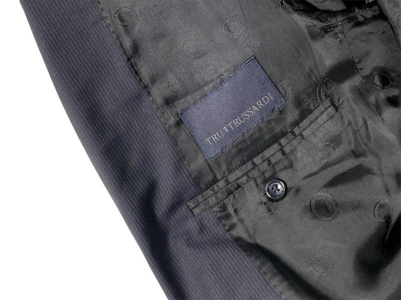 Men Trussardi Blazer Grey Wool 38 / M / 46