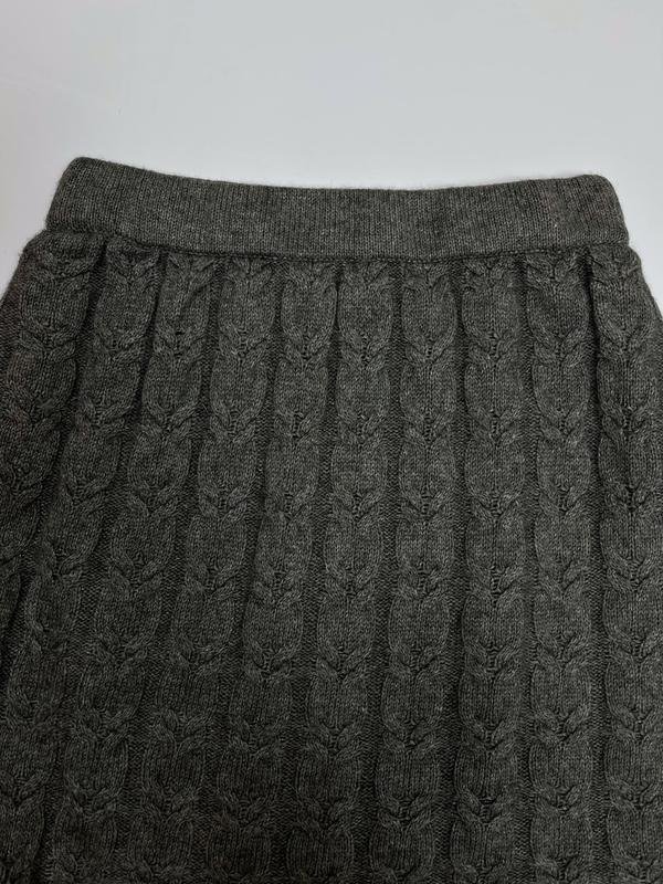 Женская Alberta Ferretti Юбка Серый Шелк Кашемир