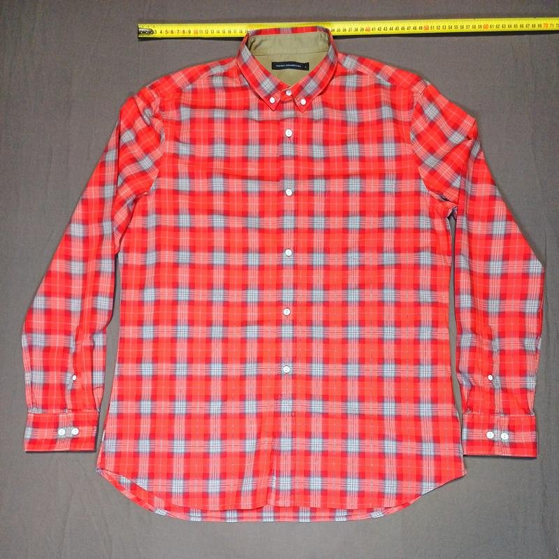 Uomo French Connection Camicia Rossa Cotone 40 /L