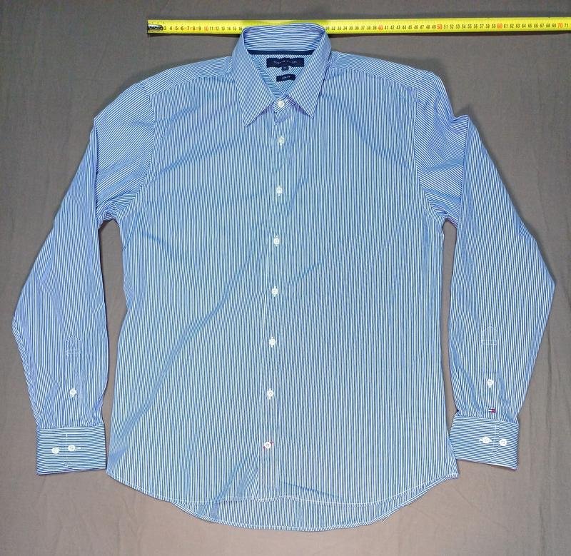 Мужской Tommy Hilfiger Рубашка Белый Хлопок 42 /