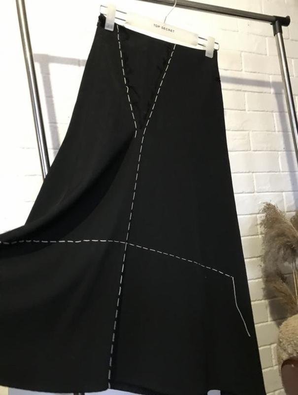 Женская Yohji Yamamoto Юбка Чёрная S