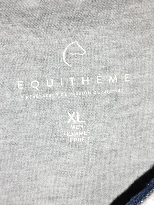 Herren Equipment T-Shirt Grau Baumwolle 40 /L / 48