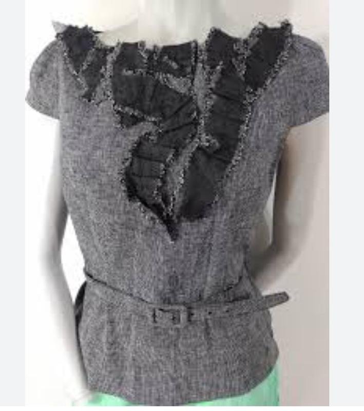 Donna Nine West Camicia Nera Cotone 36 / S / 44