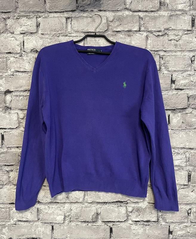 Damen Polo Ralph Lauren Pullover Marineblau