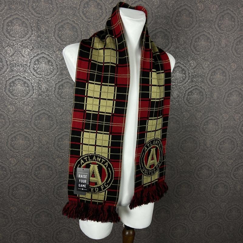 Homme Atlanta United Écharpe Rouge Acrylique