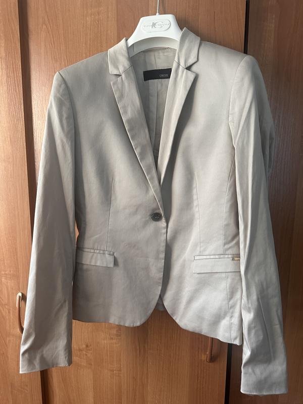 Женский Cinque Пиджак Бежевый Хлопок 36