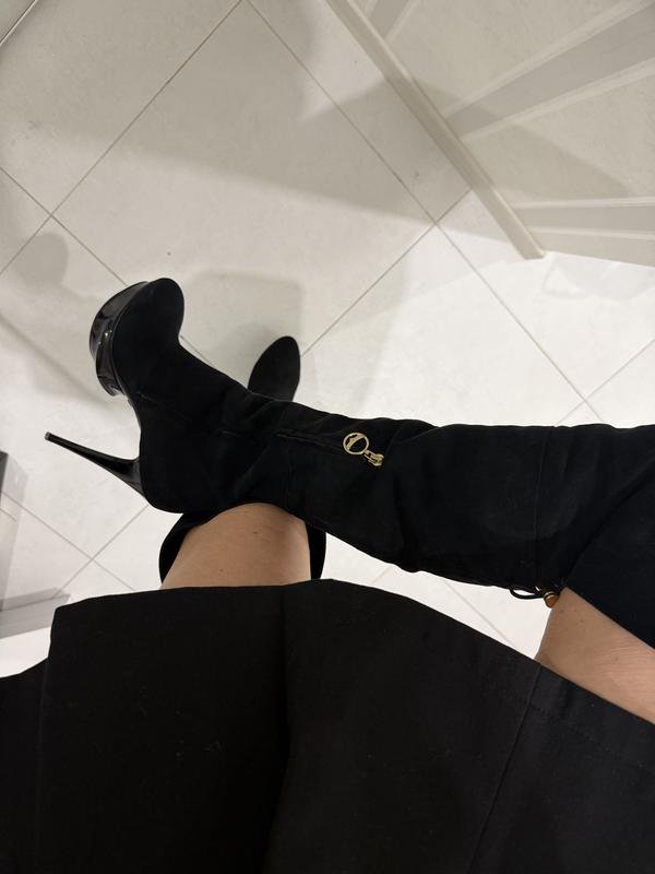 Femme Alberto Guardiani Bottes Hautes Noires Suède