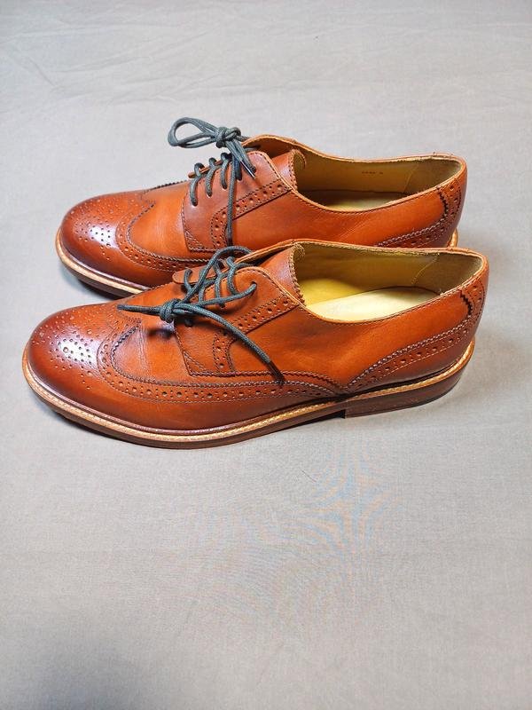 Men Chapman & Moore Heels Brown Leather 42