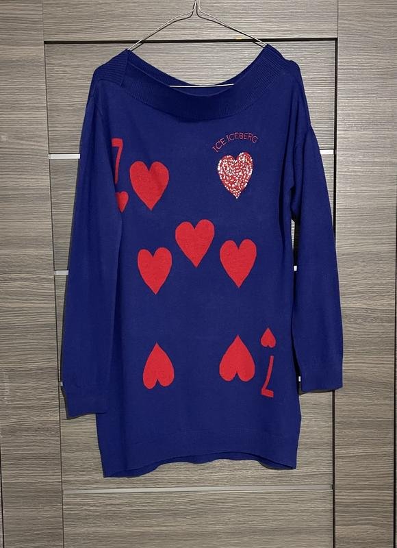 Women Iceberg Sweater Navy Cashmere 38 / M / 46