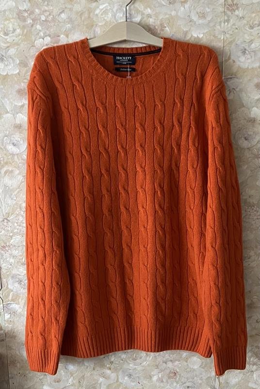 Donna Hackett Maglione Corallo Lana 42 / XL / 50