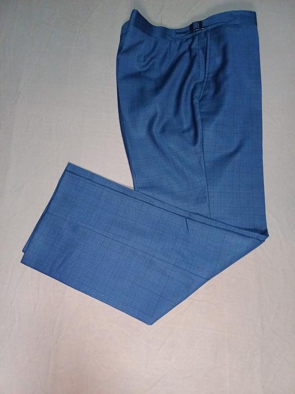 Мужской Chris Burke Брюки Чёрный Шерсть 36 / XL /