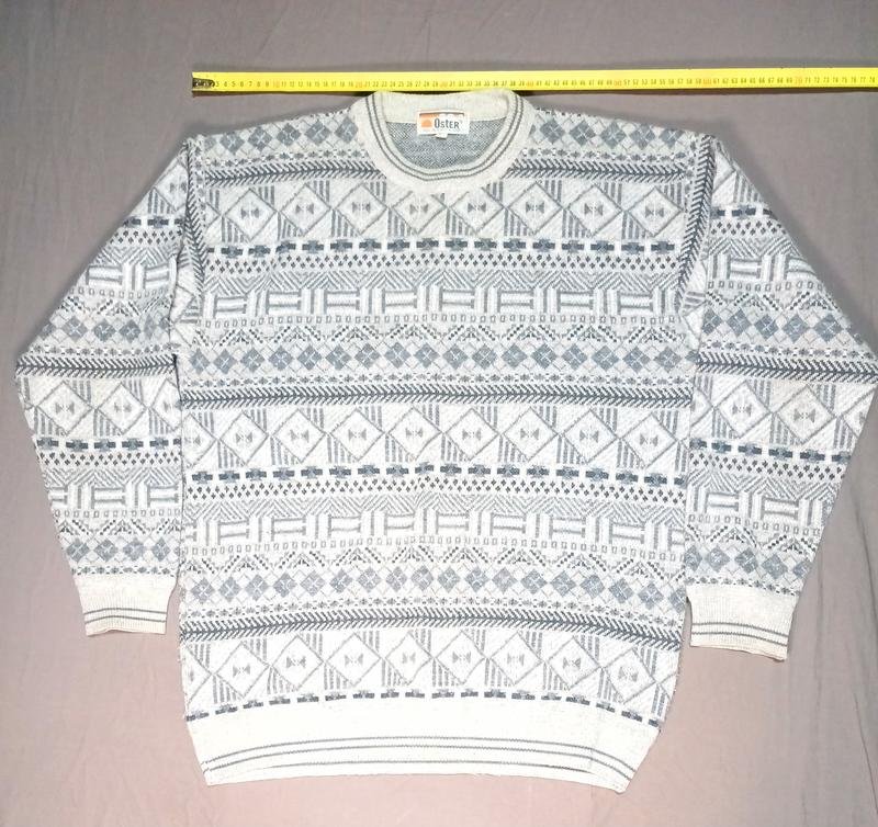 Men Oster Sweater Grey Cashmere 42 / XL / 50