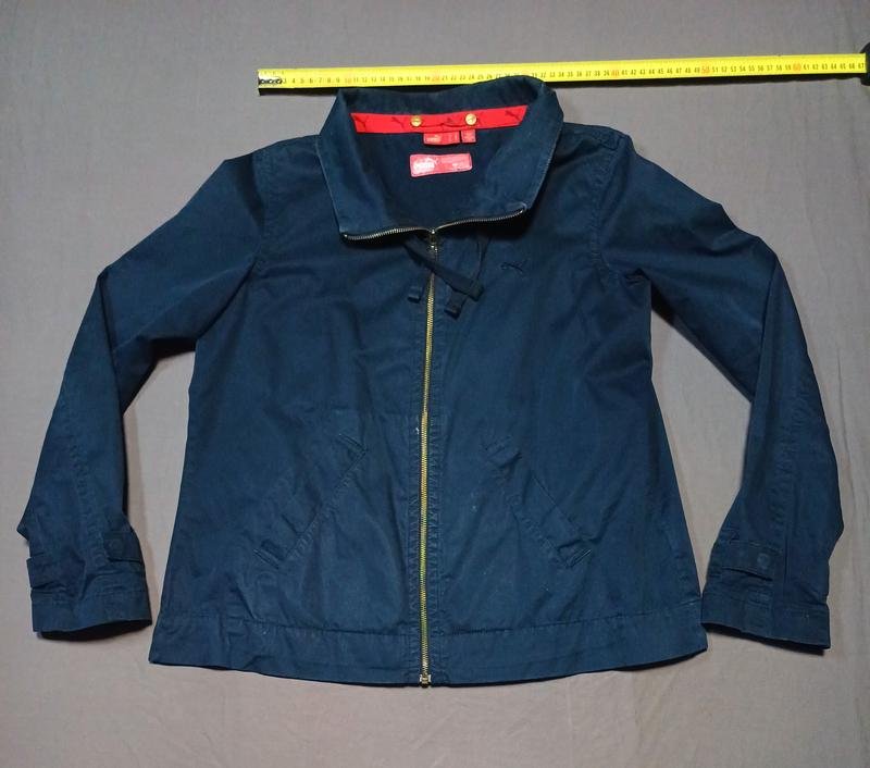 Женская Puma Куртка Серый Хлопок 38 / M / 46