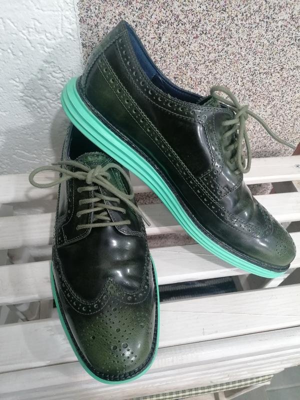 Herren Cole Haan Absätze Grün Leder 45