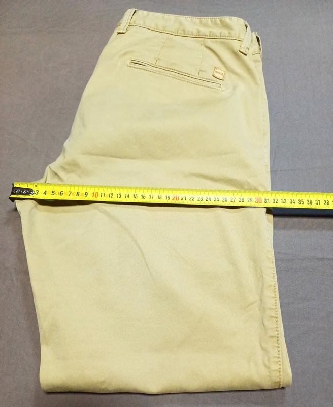 Men Hugo Boss Trousers Gold Cotton 34 / L / 50