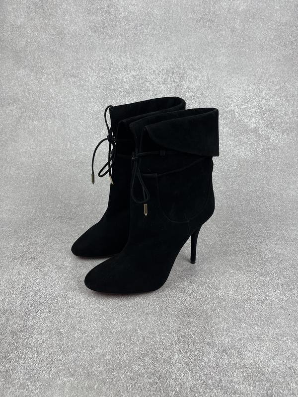 Donna Aquazzura Stivali Nero Camoscio 38.5