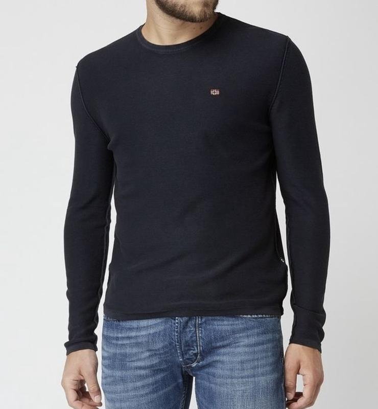 Uomo Napapijri Maglione Blu Navy 36 / S / 44