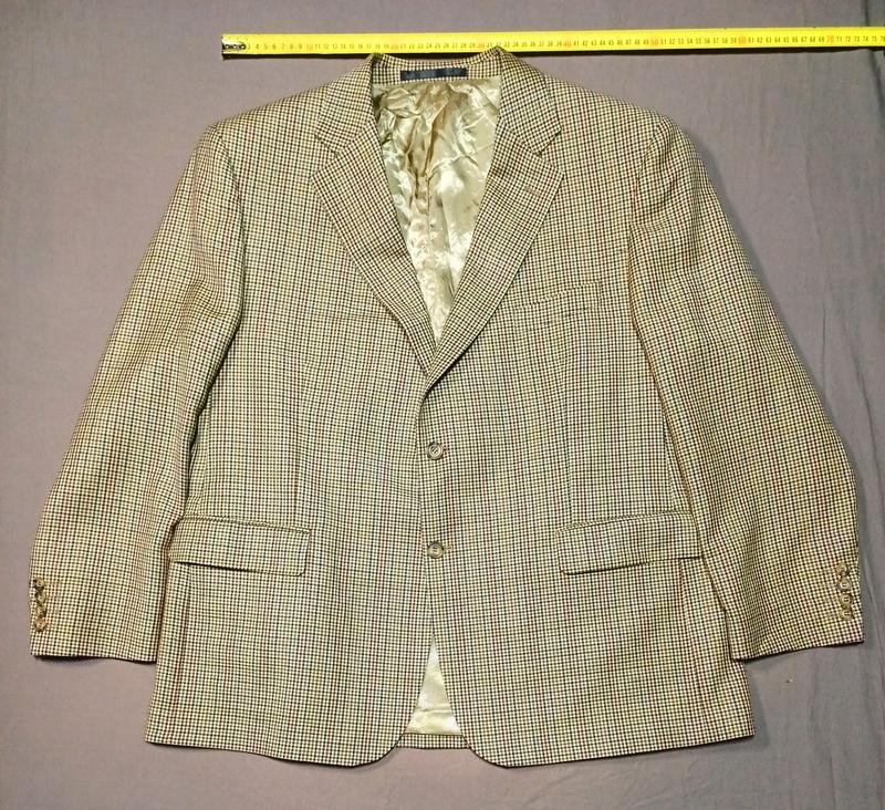 Herren Marks & Spencer Sakko Schwarz Wolle 48 /