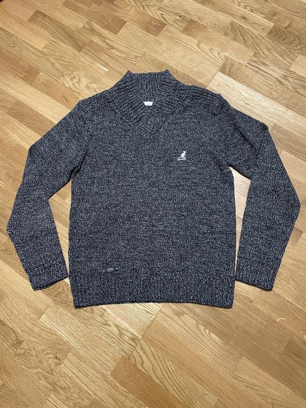 Homme Kangol Pull Gris Acrylique 38 / M / 46