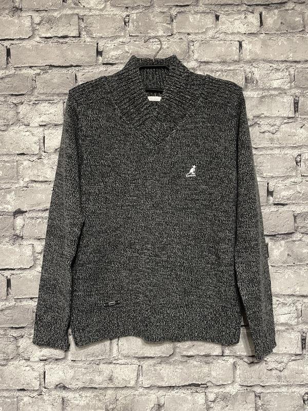 Homme Kangol Pull Gris Acrylique 38 / M / 46