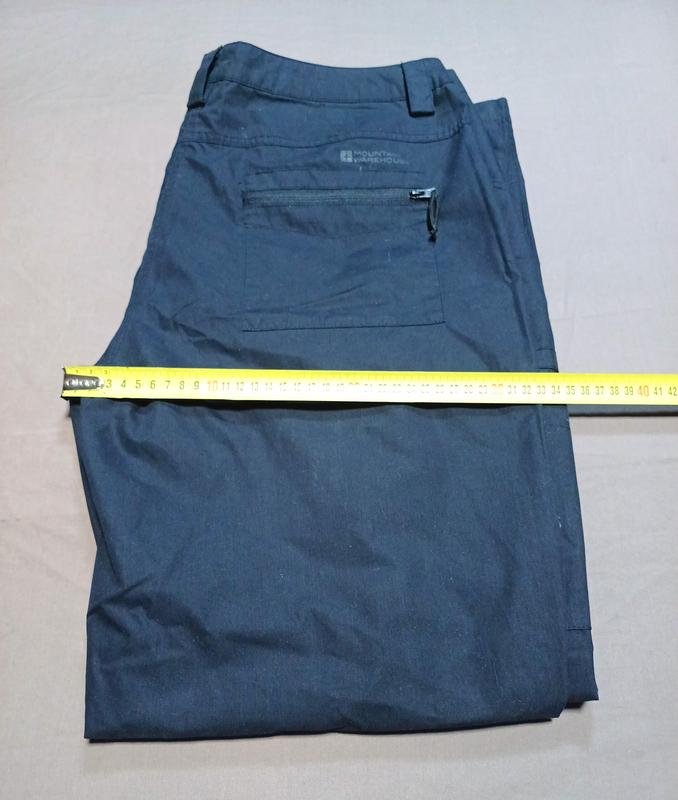 Men Mountain Warehouse Trousers Black Polyester 34