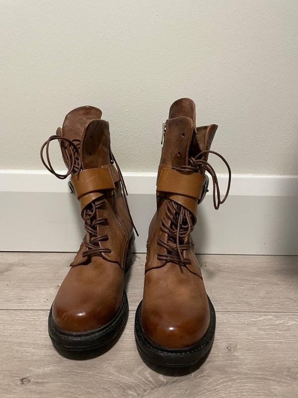 Damen A.S. 98 Stiefel Braun Leder 38