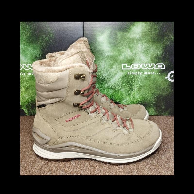 Femme Lowa Bottes Beige Suède 39.5