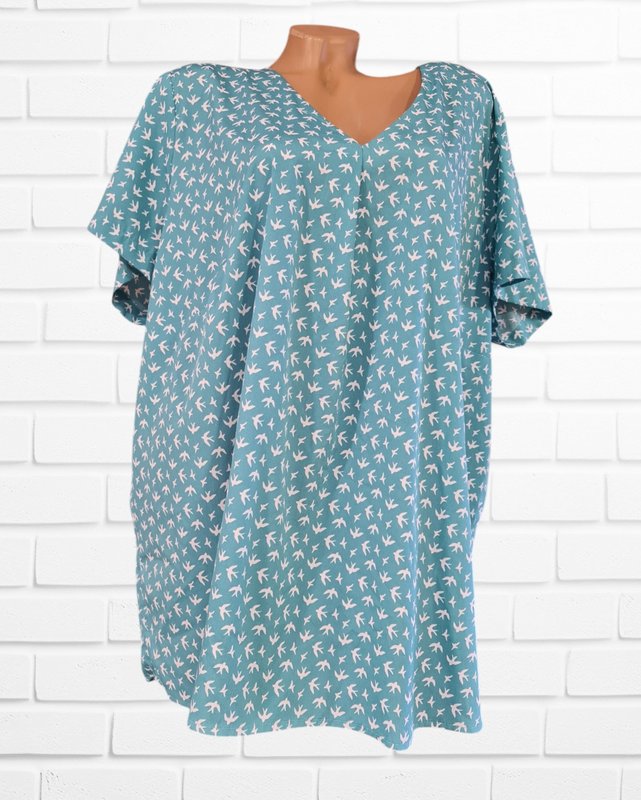 Женская Germano Zama Рубашка Зелёная 54 / 5XL / 62