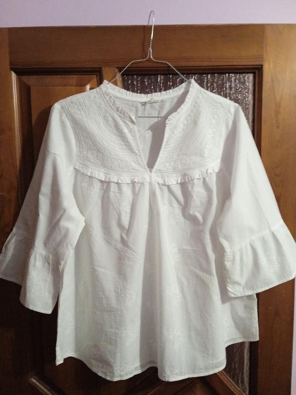 Женская Falmer Блуза Белая Джинсовая 46 / 3XL / 54