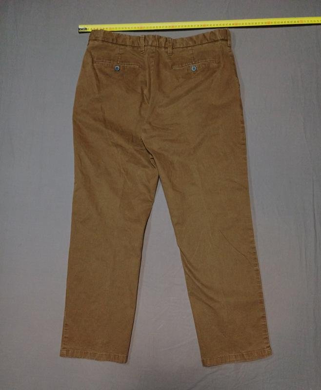 Мужской M&S Брюки Коричневый Хлопок 36 / XL / 50