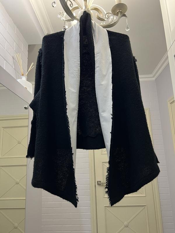 Женский Yohji Yamamoto Свитер Чёрный Акрил 36