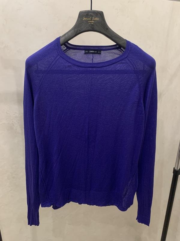Women ZARA Sweater Purple 38 / M / 46
