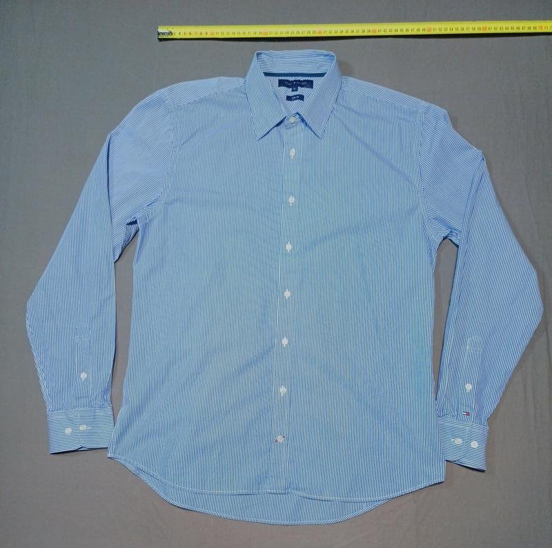 Мужской Tommy Hilfiger Рубашка Белая Хлопок 42 /