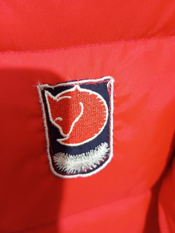 Herren Fjällräven Daunenjacke Rot 38 / M / 46