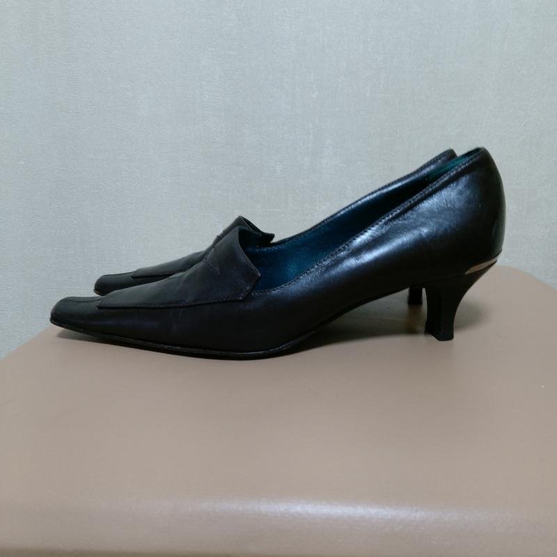 Damen Coccinelle Absatzschuhe Braun Leder 36