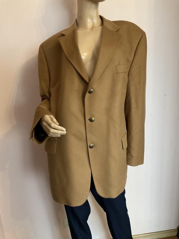 Men Carl Gross Blazer Brown Wool 48 / 4XL / 56