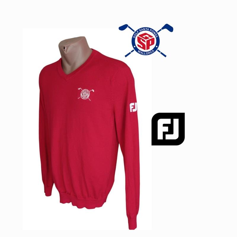 Men Footjoy Sweater White Wool 38 / M / 46