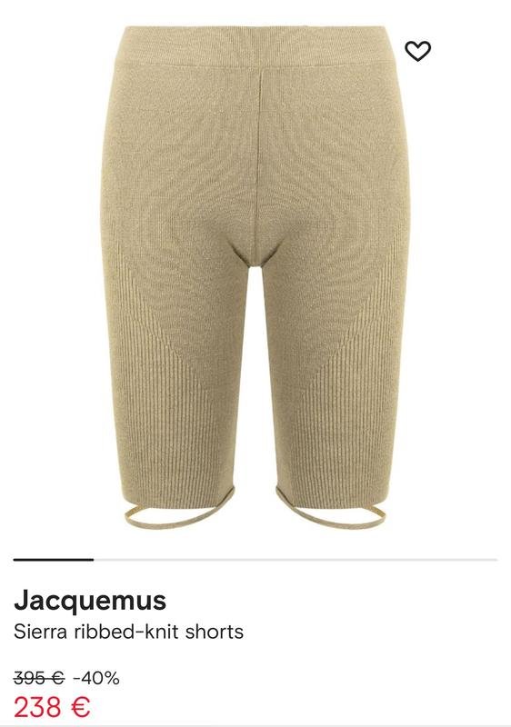 Women Jacquemus Shorts Purple 38 / M / 46