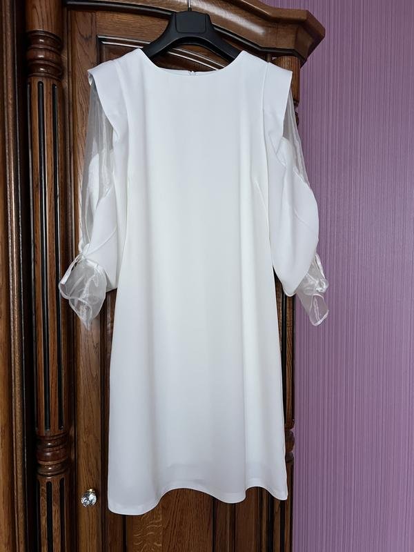 Женское Платье Белое 38 / M / 46