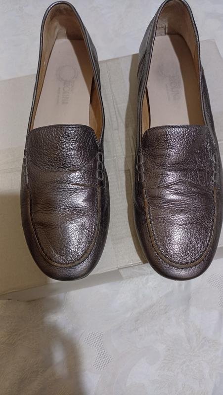 Femme Carolina Herrera Mocassins Gris Cuir 39