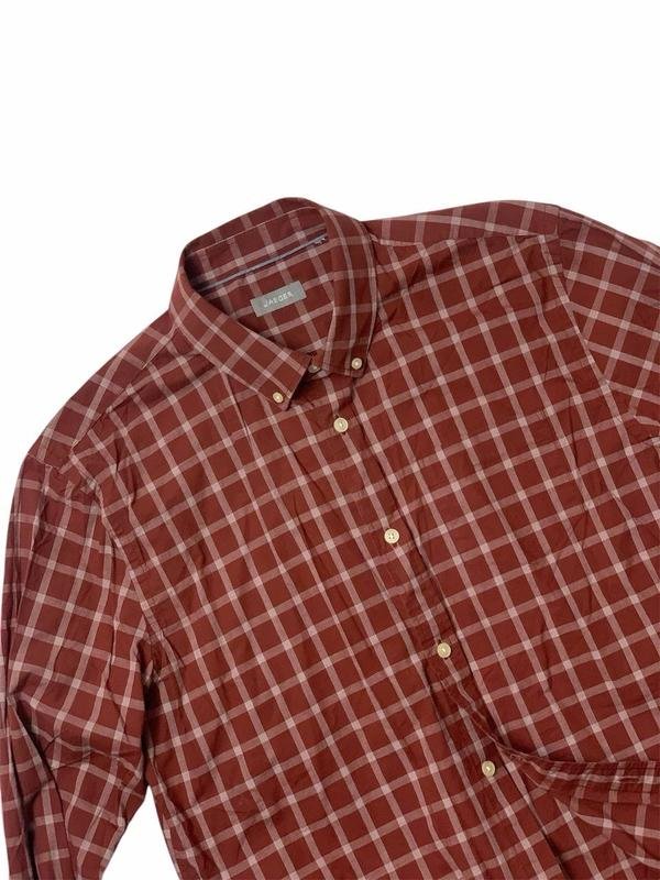 Homme Jaeger Chemise Marron Coton 40 /L / 48