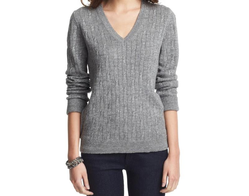 Femme Luca D'Altieri Pull Gris Cachemire 36 / S /