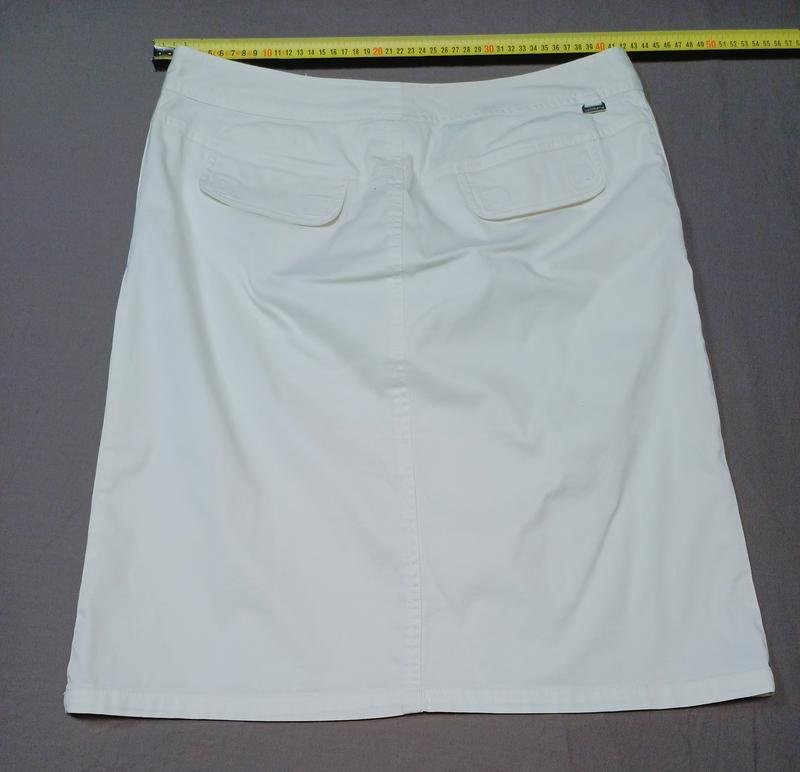 Женская Liz Claiborne Юбка Белая Хлопок 38 / M /