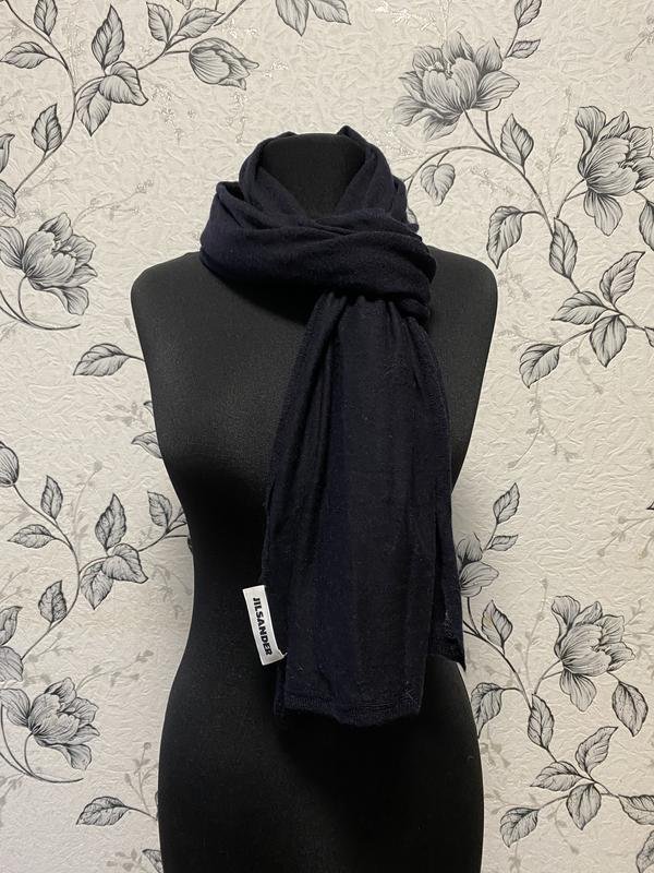 Écharpe Jil Sander Noir Cachemire