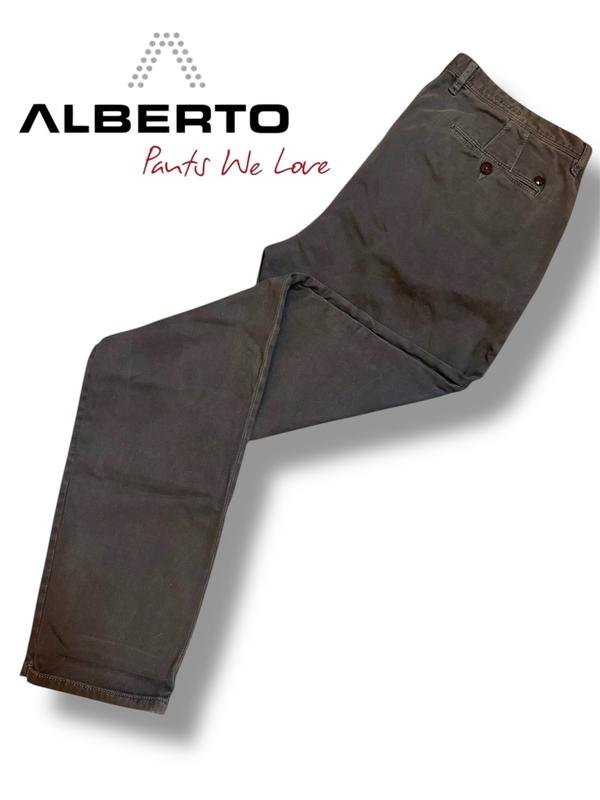 Мужской Incotex Брюки Хаки Хлопок 34 / L / 50
