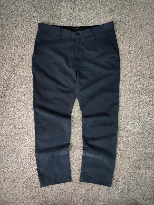 Мужские Brioni Брюки Чёрные Хлопок 36 / XL / 50