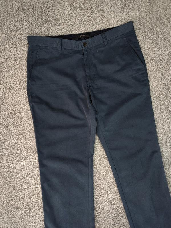 Мужские Brioni Брюки Чёрные Хлопок 36 / XL / 50